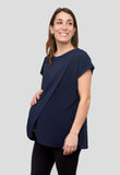 Bridge the Bump Reversible Maternity Shirt for Pregnancy and Nursing